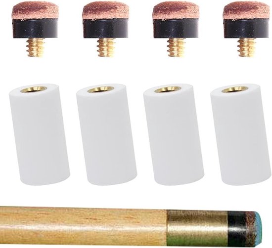 10 Stuks Keu Tip 13mm Biljartkeu Tip Keu Tip Schroef Op Voor Pool Keuen En Keu Vervangende Tip Lichtgrijs