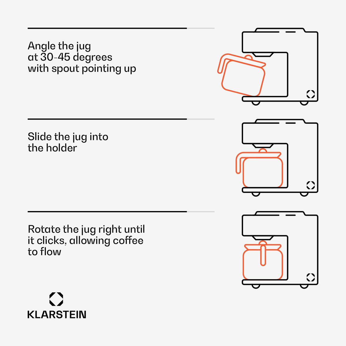 Klarstein Koffiezetapparaat Arabica - 800W - Easytouch - afbeelding 3