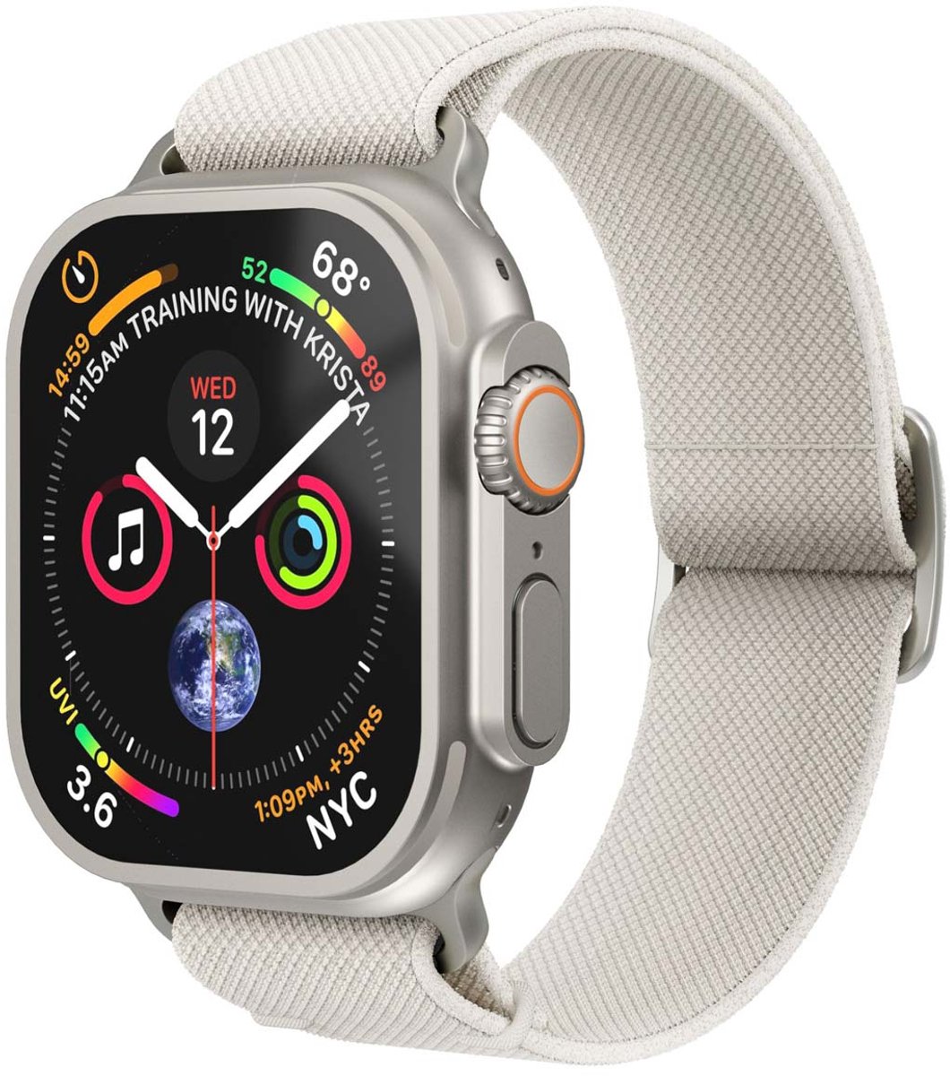 Vonmählen Classic Nylon Loop bandje voor de Apple Watch | 38/40/41/42 mm - Cream