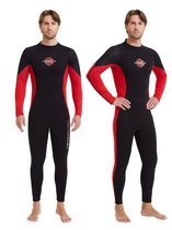 Livano Wetsuit Heren - Swimsuit - Shorty - Surfpak - Duikpak - Lange Mouw - Zwemsuit - Zwart - XXL