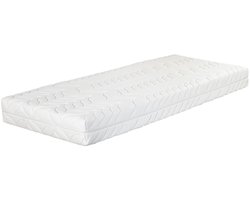 Pocketveermatras Bioclean NASA - 70x200 - 19 cm dik - Anti-Allergie - Afritsbare en wasbare hoes