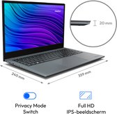 Bol.com MEDION E15433 - laptop - 156 Inch Full HD - Intel Core i5-1334U -1TB SSD - Intel Iris - 32GB DDR4 aanbieding
