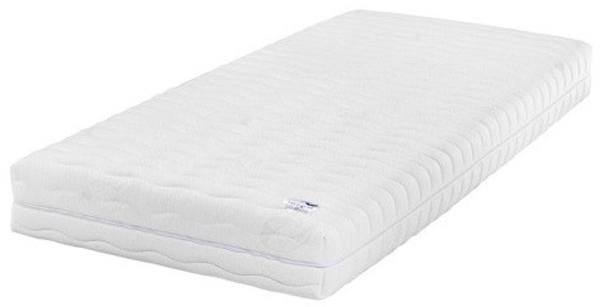 MatrasDirect Beauty+Energy Traagschuim Matras - 80x200 - 17 cm dik - Anti-Allergie - Afritsbare en wasbare hoes Wit