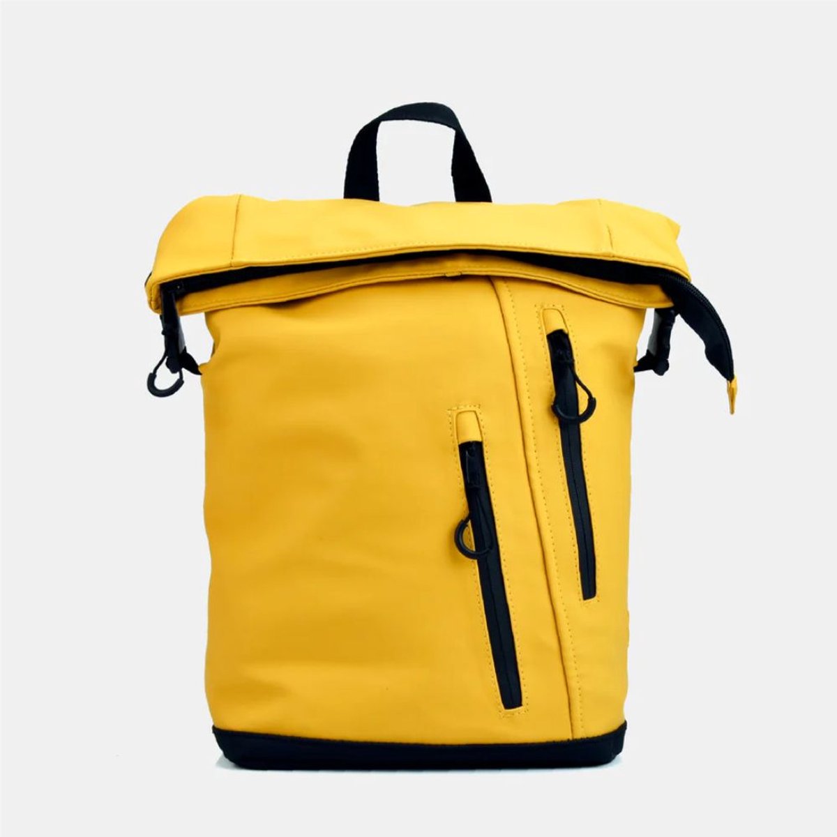 Fietsrugzak Geel - Enkele Fietstas / Rugtas - 16,5 inch Laptop Rugtas - Veel Vakken - Afneembare Fietstas
