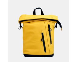 Fietsrugzak Geel - Enkele Fietstas / Rugtas - 16,5 inch Laptop Rugtas - Veel Vakken - Afneembare Fietstas