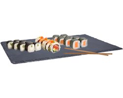 Serveerplank - leisteen - 45 x 30 cm - snack dienblad - stijlvol