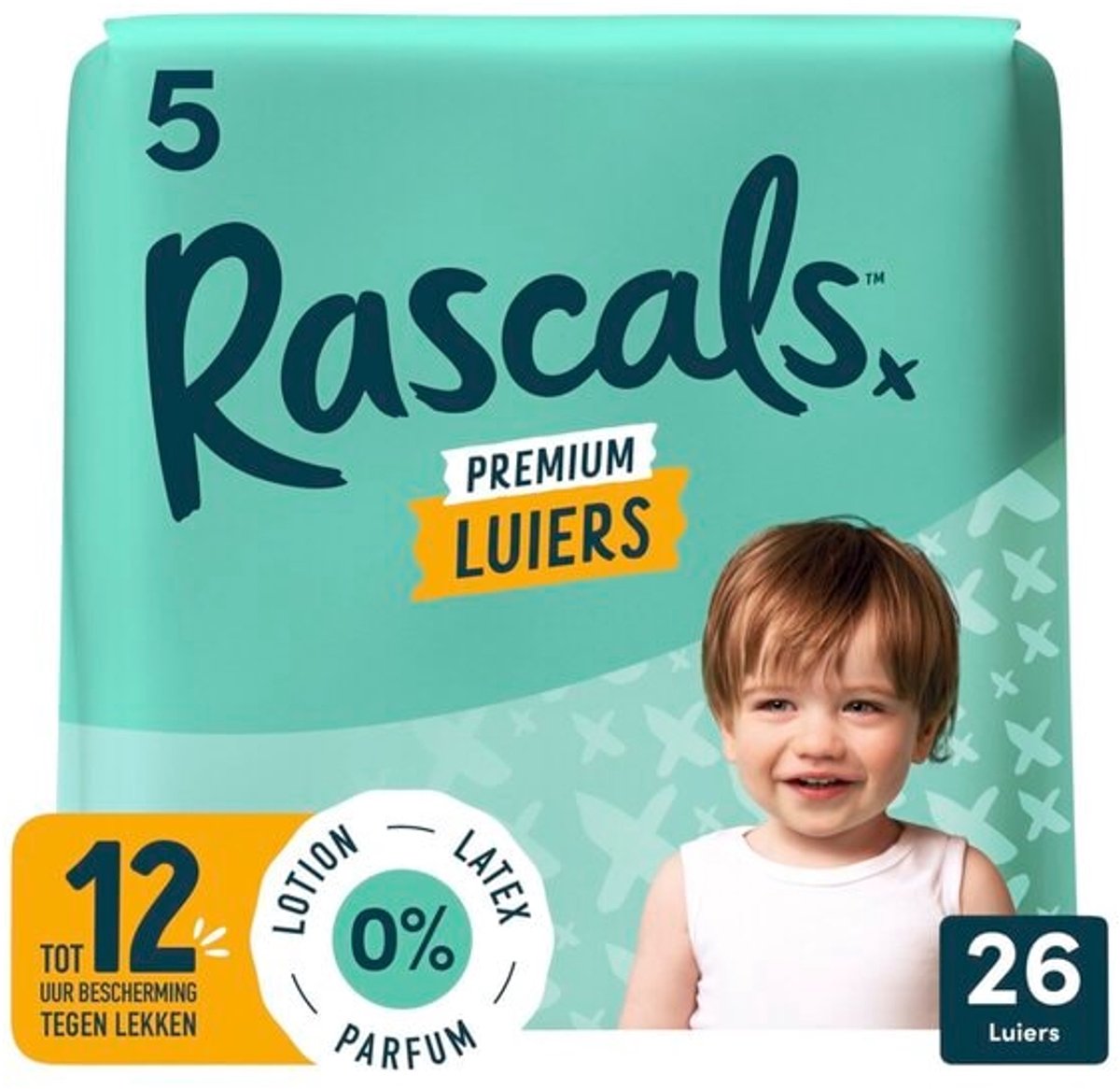Rascal + Friends Maat 5 (13-18kg) Premium Luiers - 26 Stuks