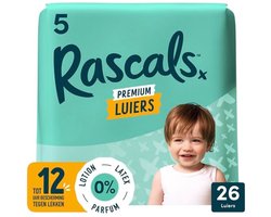 Rascal + Friends Maat 5 (13-18kg) Premium Luiers - 26 Stuks