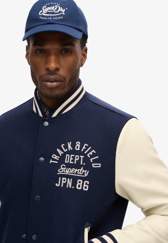 Veste Homme Superdry VARSITY CHAIN ​​​​STITCH BOMBER - Taille L