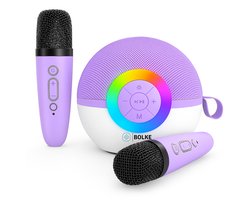 Bolke® - karaoke set - karaoke microfoon - karaoke set voor volwassenen / kinderen - karaoke set met 2 microfoons - karaokesets