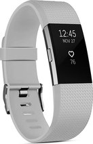 By Qubix - Fitbit Charge 2 sportbandje (Large) - Lichtgrijs - Fitbit charge bandjes