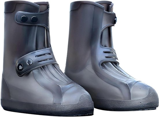 HIUOUIH Overschoenen voor schoenen, waterdicht, regenbescherming, antislip, regenbescherming, herbruikbaar, voor regenachtige dagen, sneeuw, mannen