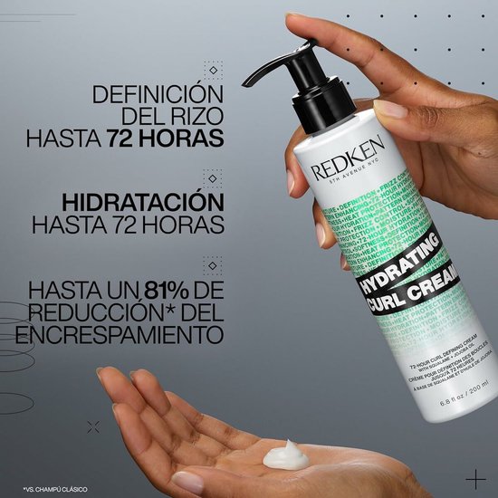 Redken Hydrating Curl Cream - Gedefinieerde en Gehydrateerde krullen - 250ml