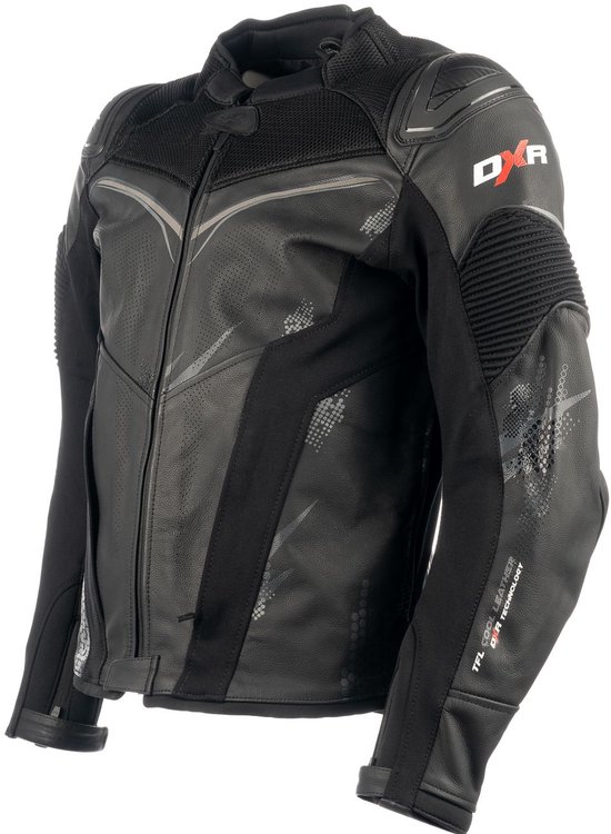Veste de moto LUXON TFL Homme Mi-saison Zwart L Homologué CE par MOTOBLOUZ
