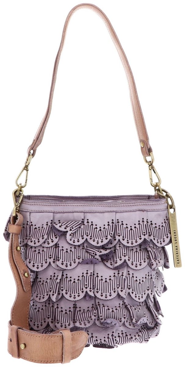 CATERINA LUCCHI Schoudertas Sorrento Asia Bucket Bag Orchidea Paars