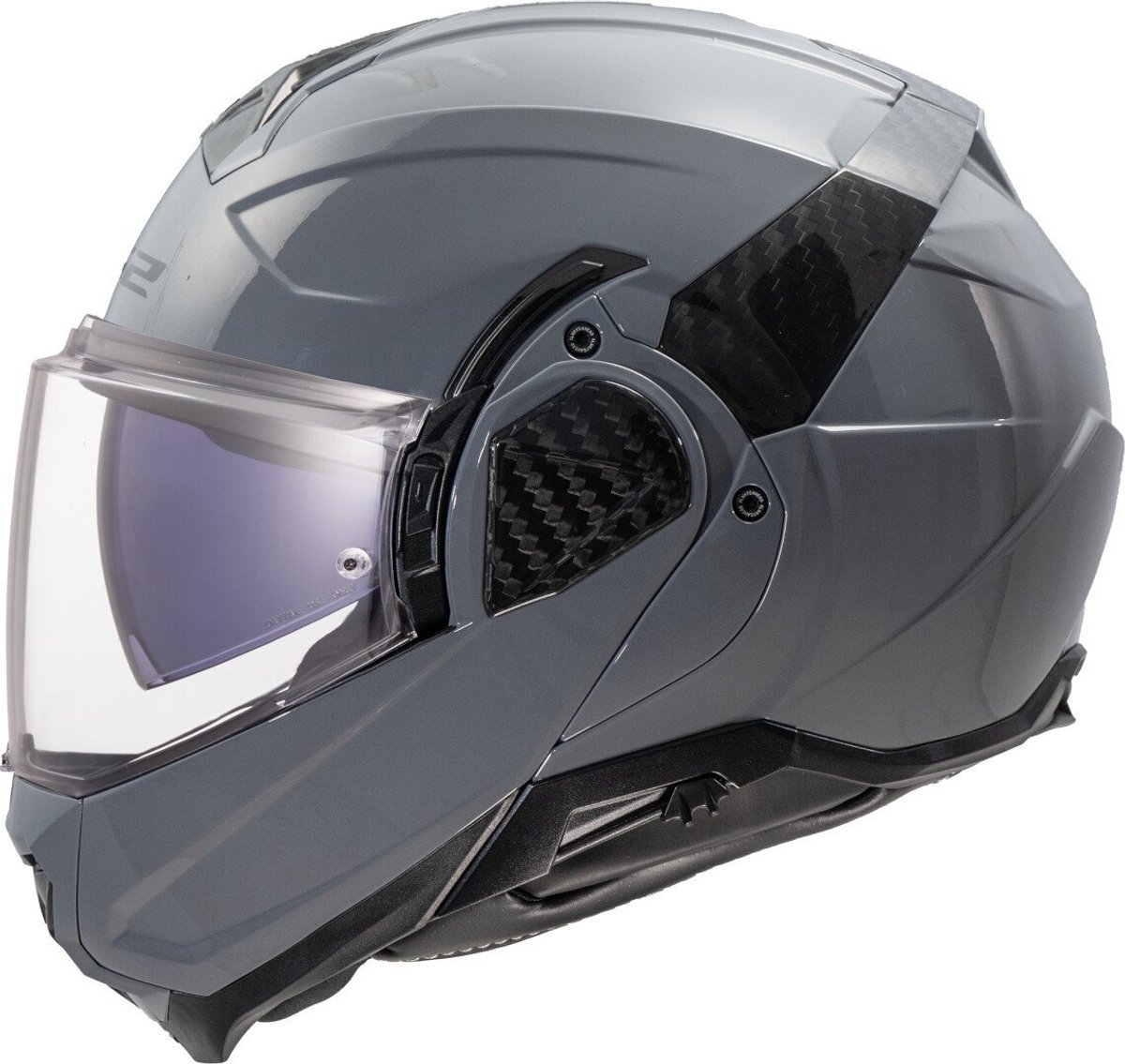 LS2 FF910 Advant II Solid Nardo Grijs Systeemhelm - Maat M - Helm