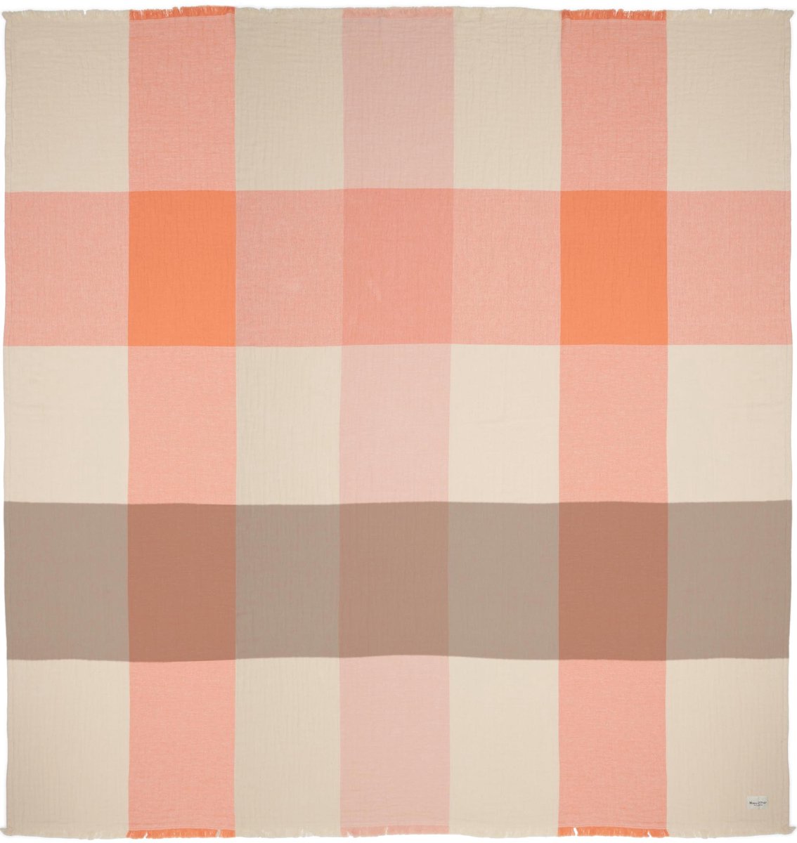 Marc O'Polo Erlend Plaid Meloen - 200x200 cm
