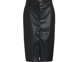 VILA - VIDAGMAR HW MIDI COATED SKIRT - NOOS - Dames - Rokken