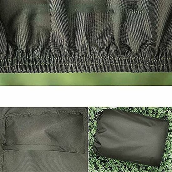 Beschermhoes - Hoes voor zitmaaier - Stofkap - Regenhoes - 183×137×117 cm - 210D Oxford-stof - Groen - Waterdicht - UV- en duurzaam - Voor buiten rijdende tuintractor grasmaaier van Merkloos	 — afbeelding 3