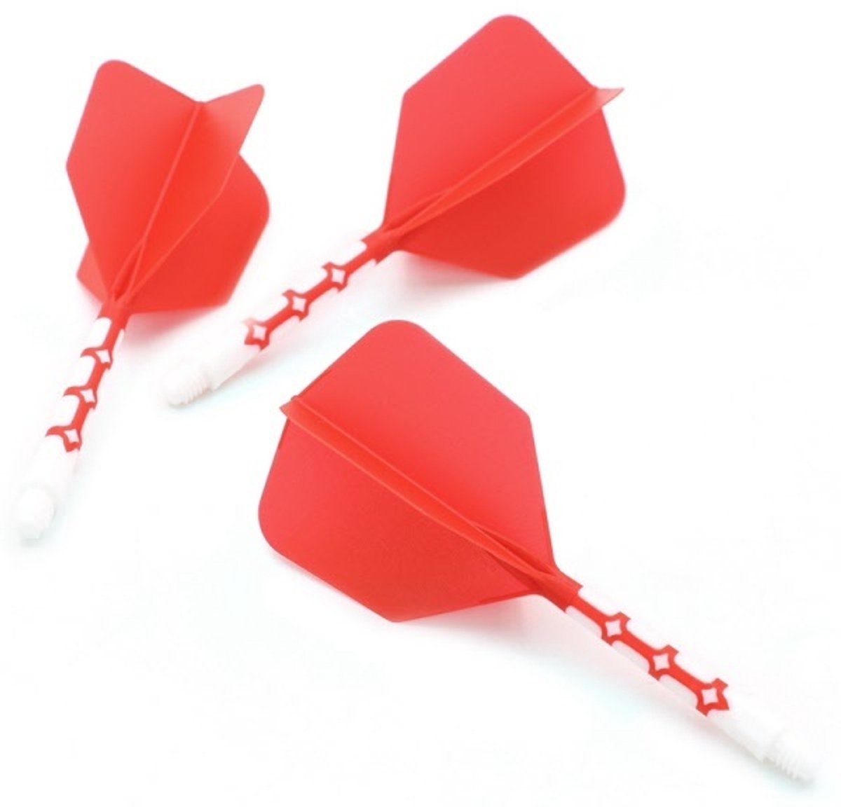Cuesoul - ROST T19 Integrated Dart Flights - Big Wing - Red White M