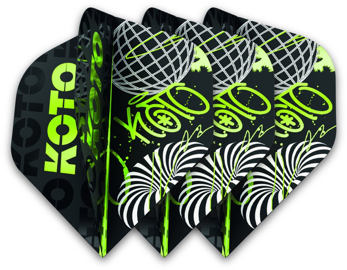 KOTO Rebel Royale Neon NO2 - Dart Flights