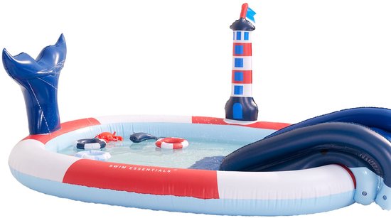 Swim Essentials | Meerkleurig Walvissen Speelzwembad