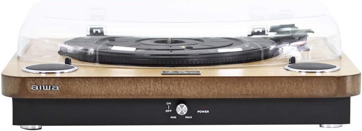 Bluetooth Houten Draaitafel met Ingebouwde Luidsprekers en USB