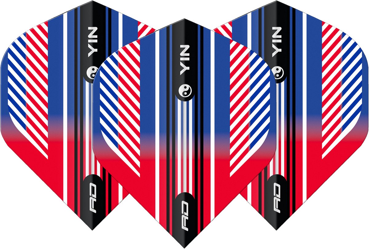 Red Dragon Yin Yang Red Blue - Dart Flights