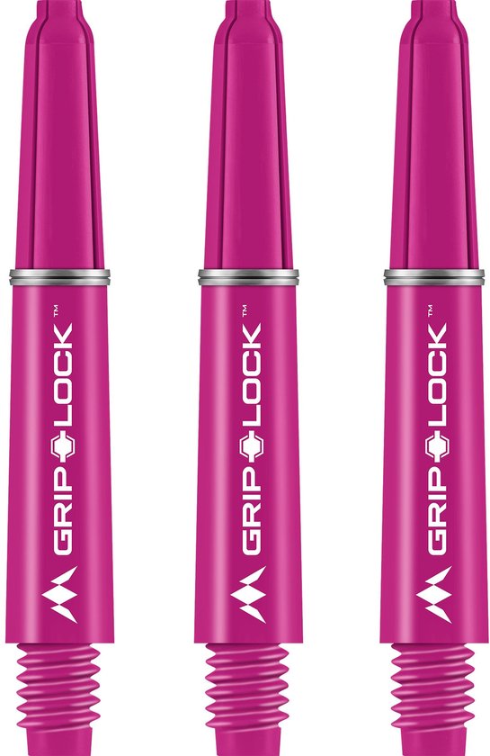 Mission Grip Lock Dart Shafts - Roze - Medium - (1 Set) van Mission — afbeelding 3