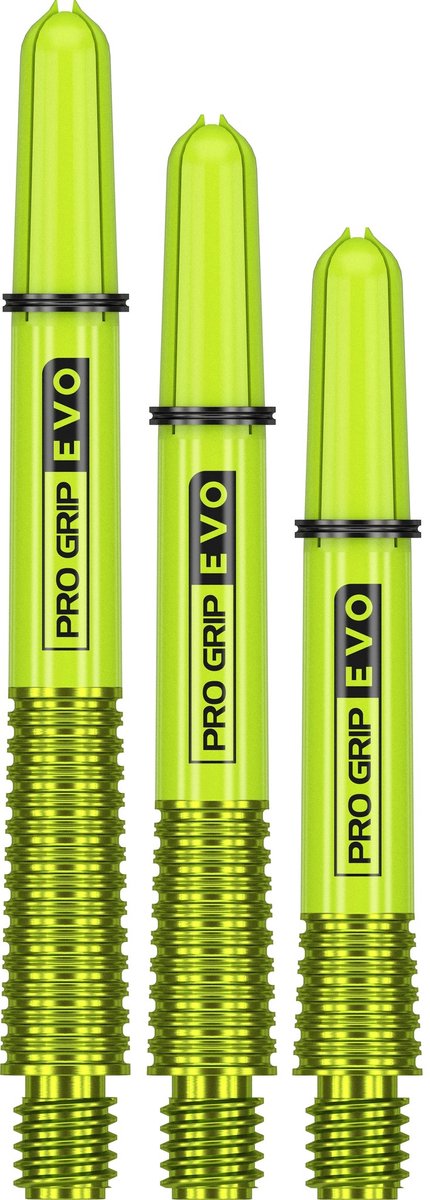 Target Pro Grip Evo Al Green - Dart Shafts Short