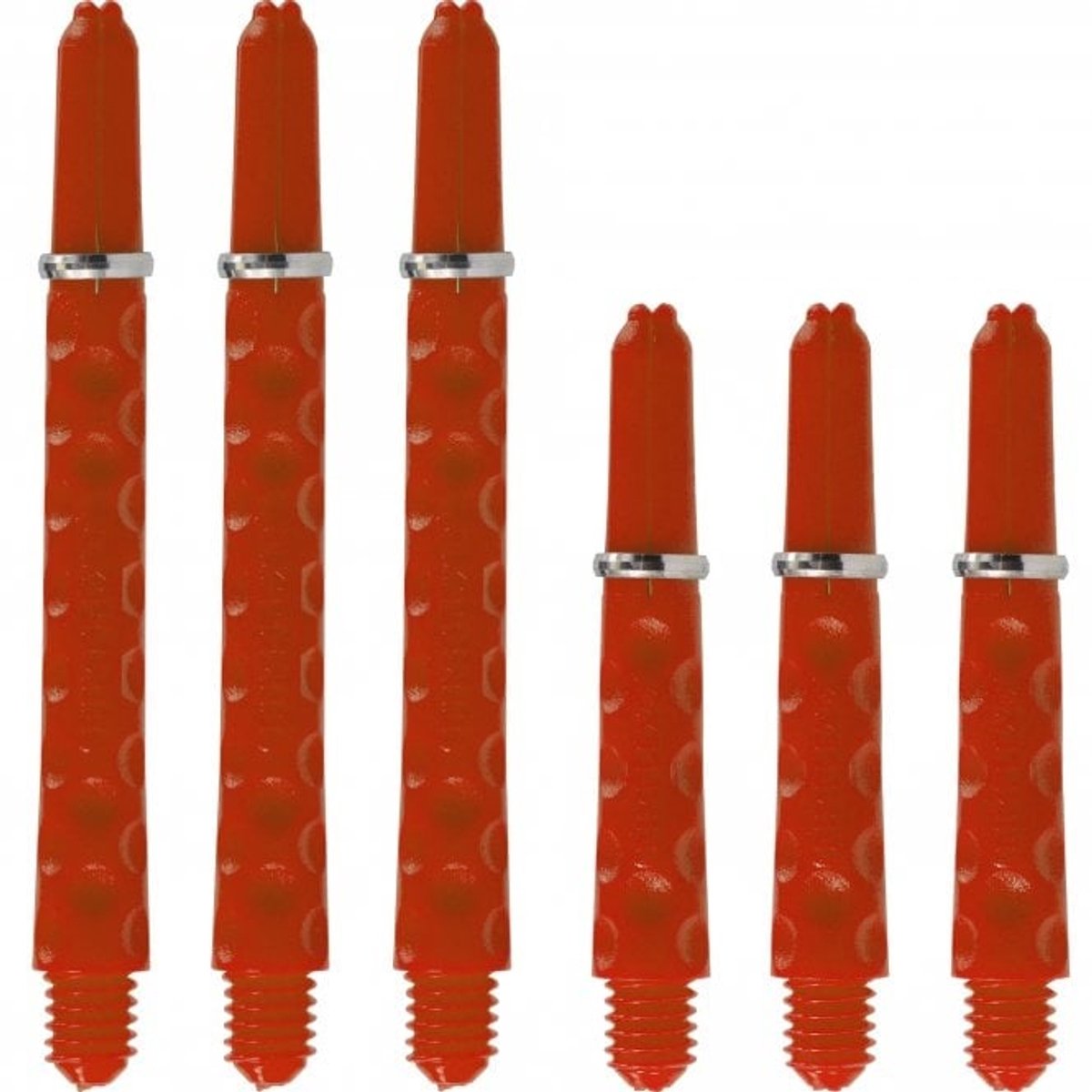 Harrows Dimplex Nylon Fire Red - Dart Shafts Short