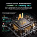 MediaTek Dimensity 6300 5G processor in de Blackview BL7000, met AI-verbeteringen.
