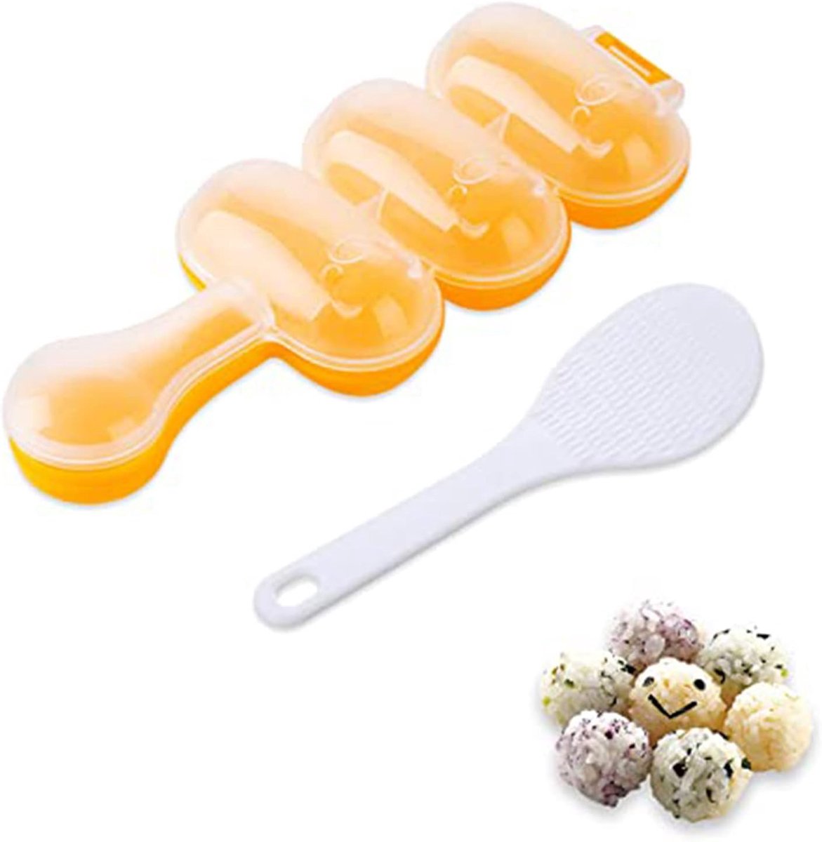 Onigiri vorm-2 stuks sushi maker-Sushimaker met handvat-DIY sushi mould