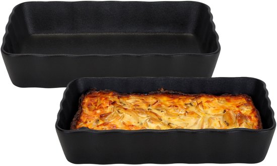 Foto: Chef traiteur ovenschaal van borosilicaat glas ovaal 0 75 liter 22 x 14 x 5 cm