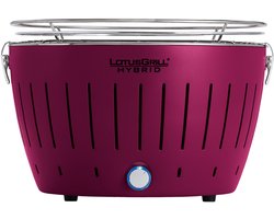 LotusGrill Classic Hybrid Tafelbarbecue - Ø350mm - Paars