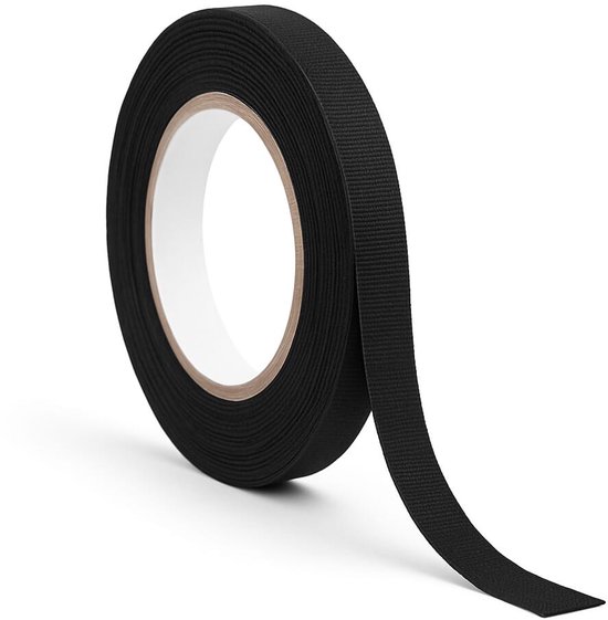 Feuerlos 4 rollen kabelboom tapes, 19 mm x 15 m zelfklevende stoffen tape, hittebestendige kabelweefgetouwen tape voor elektrische harnassen, geluidsdempende bescherming, isolatiekabel vast Feuerlos 4 rollen kabelboom tapes, 19 mm x 15 m zelfklevende stoffen tape, hittebestendige kabelweefgetouwen tape voor elektrische harnassen, geluidsdempende bescherming, isolatiekabel vast