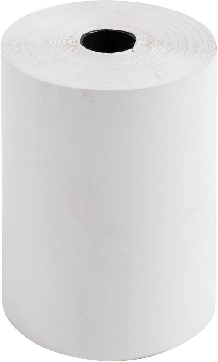 Exacompta 50x Bankterminal rollen 57x35mm - 1 laag thermisch papier 44g/m2 - zonder BPA - Wit - 44809E