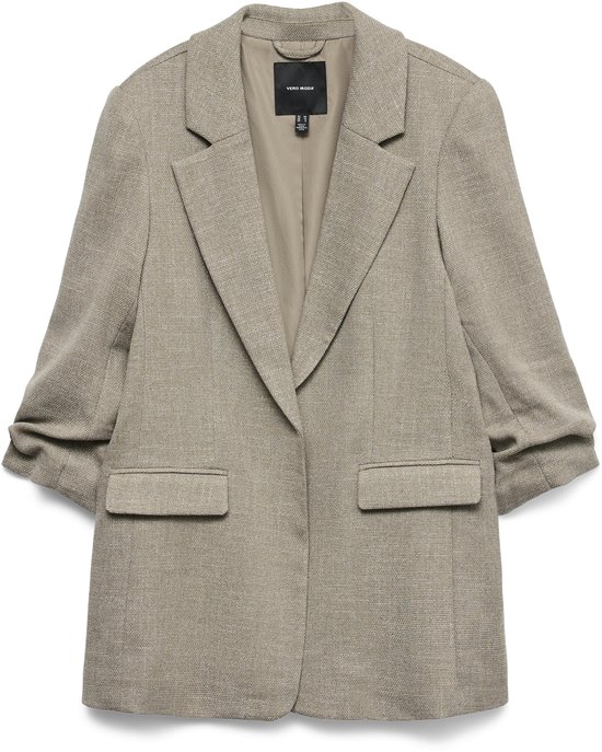 Vero Moda Blazer Vmfrida 3/4 Regular Blazer Noos 10306404 Silver Mink Dames Maat - W36
