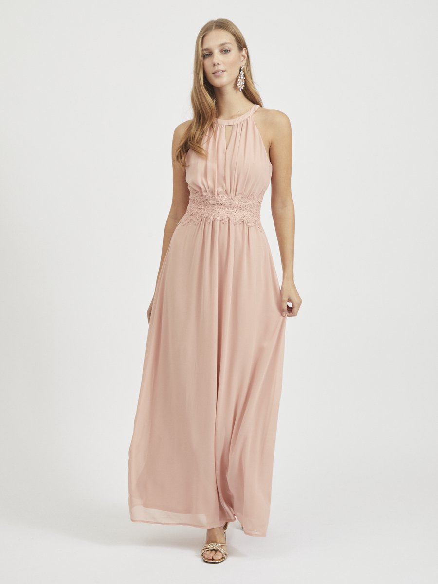 VILA - VIMILINA HALTERNECK MAXI DRESS - NOOS/DC - Dames - Maxi jurken