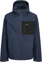 JACK&JONES PLUS - JJNORTH SOFTSHELL JACKET PLS - Heren - Buitenjassen