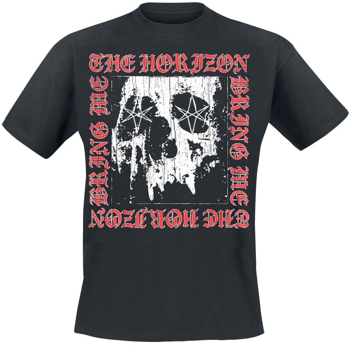 Bring Me The Horizon Metal Logo Skull T-shirt zwart XXL Katoen - Band merch, Bands