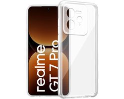 Cadorabo Hoesje geschikt voor Realme GT7 Pro in VOLLEDIG TRANSPARANT Niet-vergelende Technologie Beschermhoes gemaakt van flexibel TPU Silicone Case Cover