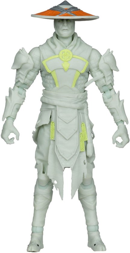 McFarlane Toys Mortal Kombat Action Figure Glow in the Dark Edition Raiden (Gold Label) 18 cm Action Figuur