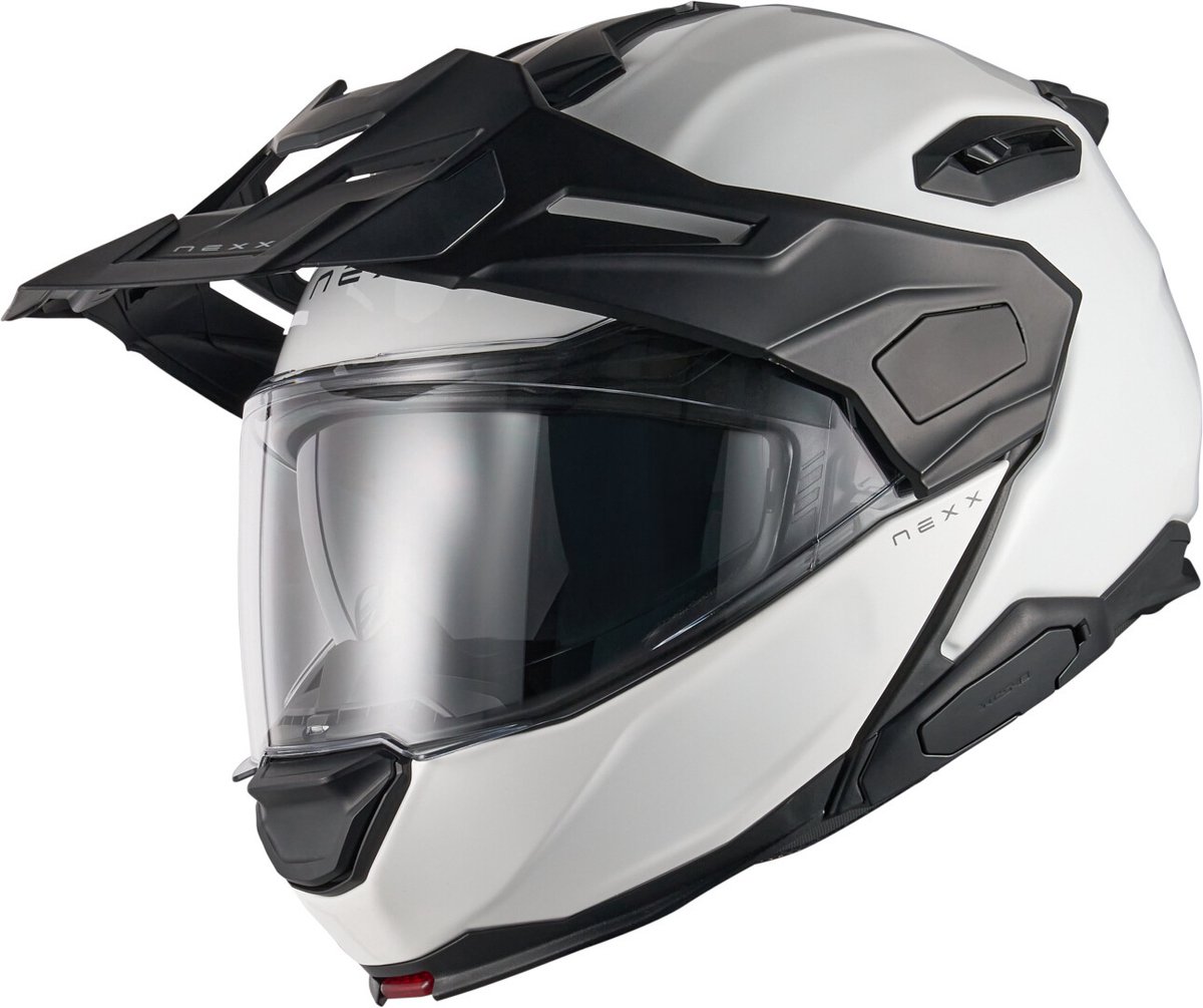 Nexx X.Lifecountry Plain Wit Systeemhelm - Maat M - Helm