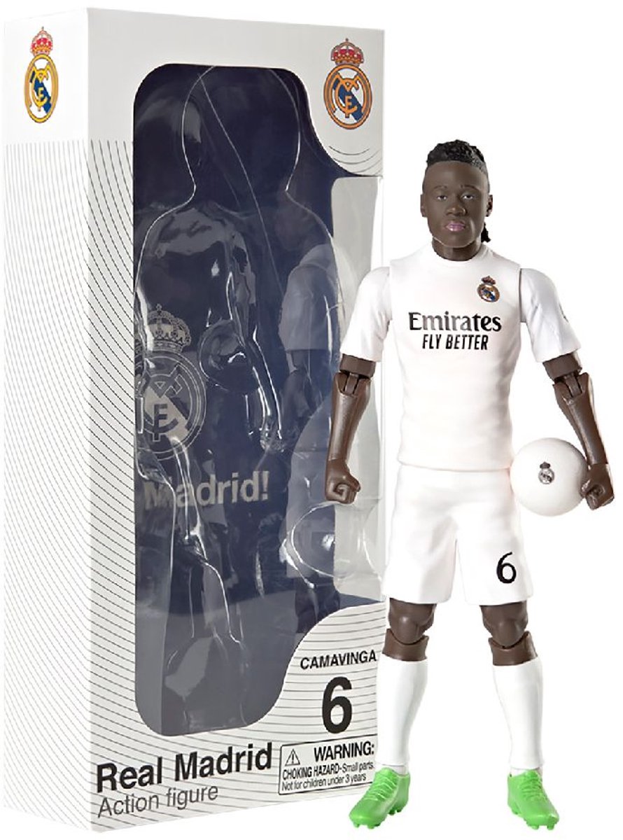 van der Meulen voetbal actiefiguur Real Madrid Camavinga 20cm speelgoed.