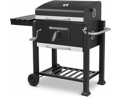Houtskool barbecue - BBQ - Thuis of camping - Kachel - Voor 5-10 Personen - Op wielen - Outdoor