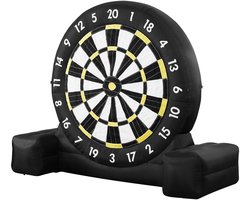 Opblaasbaar Voetbal Dartbord ,2,44 M Hoog, Groot Kick Dart Spel met Draagtas en Luchtpomp voor Gemakkelijk Transport, Ideaal voor Tuin- en Buitenspelen