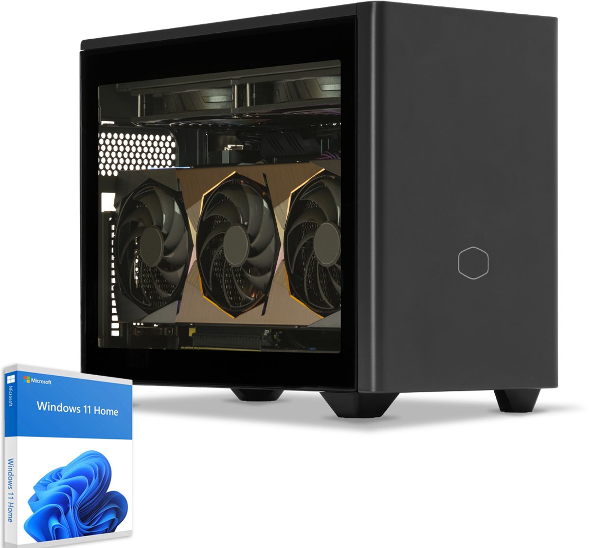 Sedatech Pro Gaming Mini-PC Waterkoeling ITX • AMD Ryzen 7 9800X3D 8x 4.7GHz • Geforce RTX5080 • 32Gb DDR5 • 2Tb SSD M.2 • WiFi • Bluetooth, USB C • Windows 11 • Desktop computer