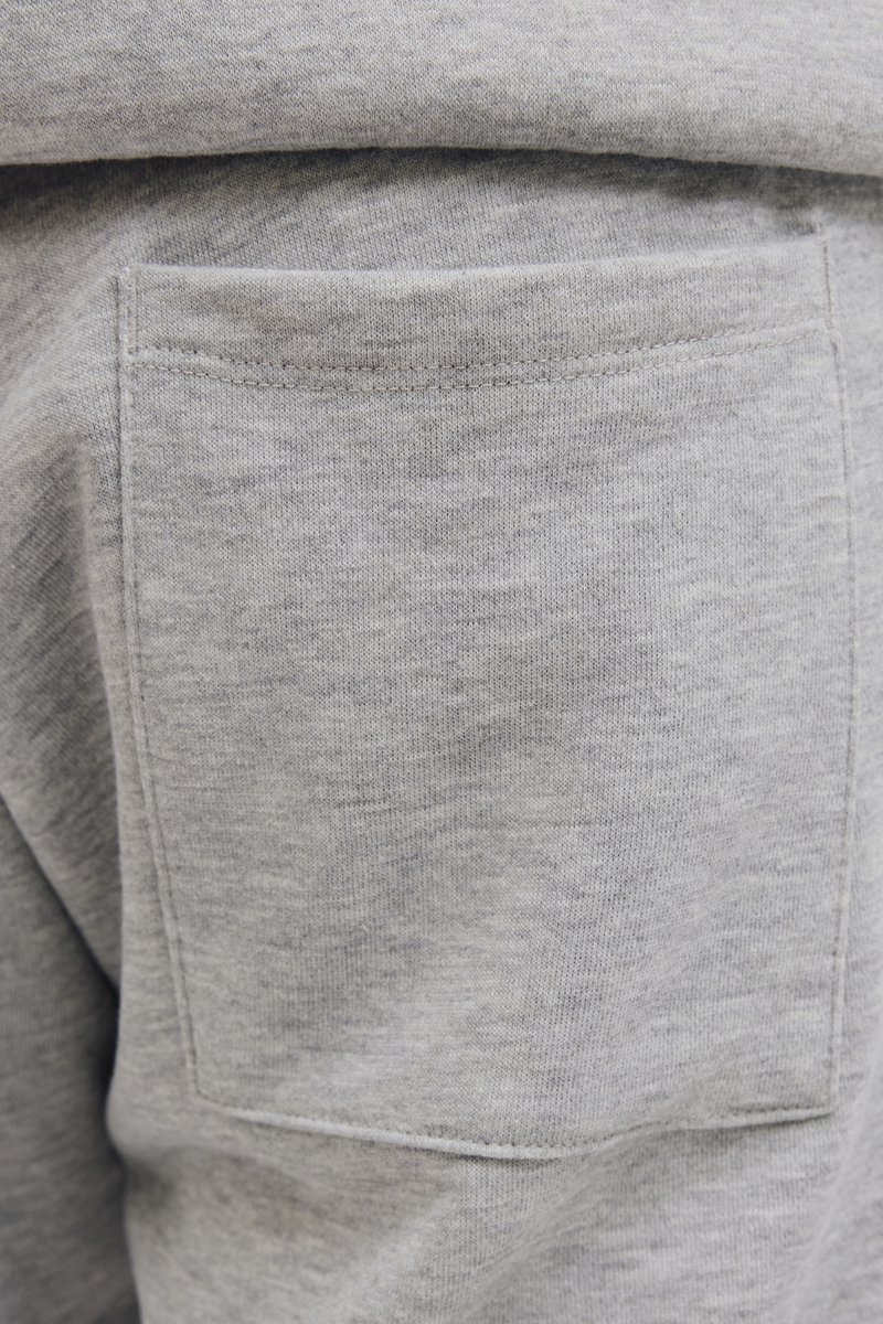 JJ REBEL JREBGORM REG REBEL LOGO SWEAT SHORTS SN Heren Trackshort - Light Grey Melange — afbeelding 13