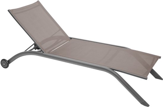Viking Choice Ligstoel - strandstoel - inklapbaar met een zwarte tas Viking Choice Ligstoel - strandstoel - inklapbaar met een zwarte tas
